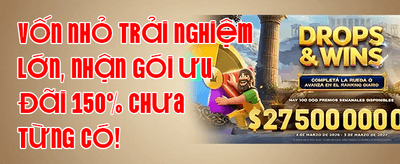 Thưởng Chào Mừng Tân Thủ 100%